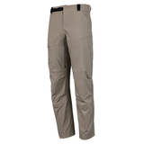 A pair of hunting pants pants with a black belt, and vent zippers displayed on a clean white background.
