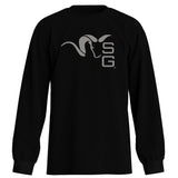 Stone Glacier SG Ram Long Sleeve T-Shirt in Black, front view