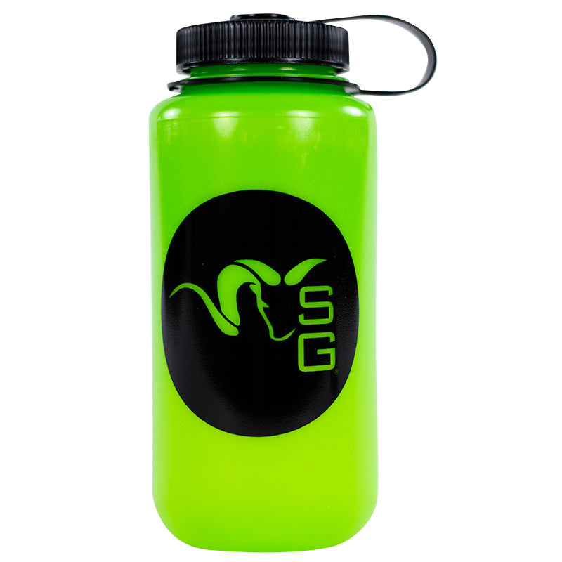 Clear 32 oz Nalgene Bottle with Black Cap