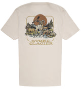 Food Chain T Shirt Back in Natural