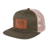 SG Classic Leather Patch Trucker - Military Green