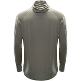Chinook Merino Hoody in Tarmac – product back view on white background