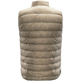 Grumman Down Vest in Pronghorn – product back view on white background