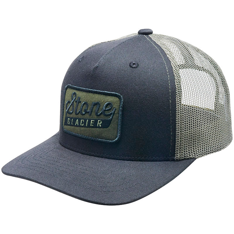 SG Stone Stamp Patch Trucker Hat – Stone Glacier