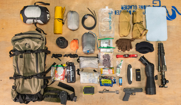 Shed hunting pack dump