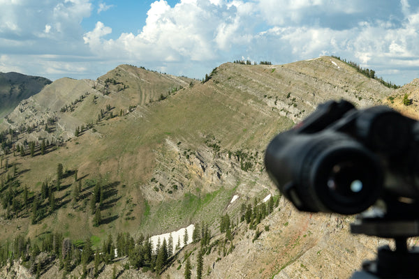 glassing on mountain