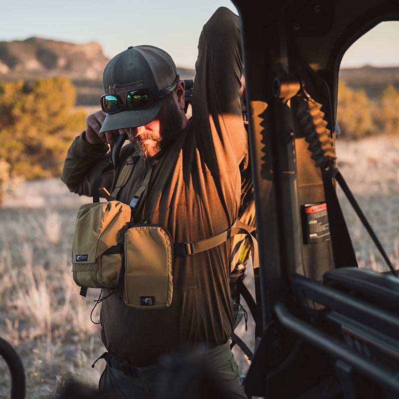 Sentinel Bino Harness - Hunting Bino Harnes - Military Bino Harness - Long Range Shooting Bino Harness