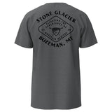 Stone Glacier SG Crest T-Shirt in Athletic Heather, back view