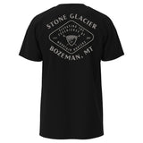 Stone Glacier SG Crest T-Shirt in Black, back view