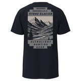 Stone Glacier SG Canyon T-Shirt in Navy Heather, back view
