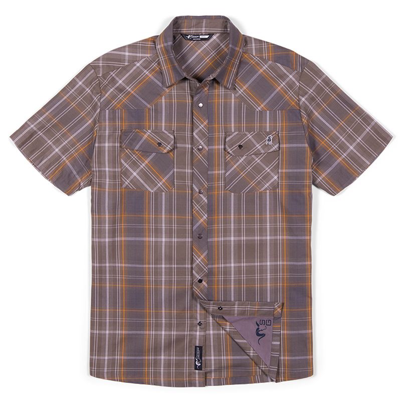 Breaks Snap Shirt SS Stone Glacier