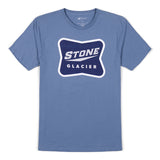Stone Glacier Beer Logo T-Shirt - Denim
