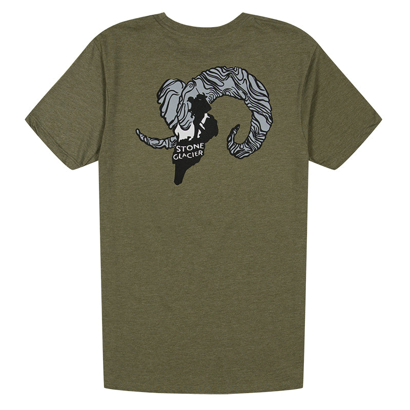 Stone Glacier Ram Packout T-Shirt - Military Heather