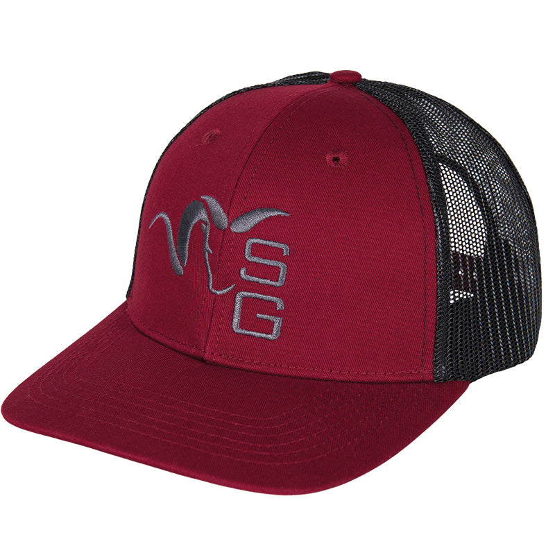 SG Centered Ram Trucker - Maroon