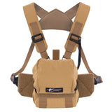 Sentinel Bino Harness - Coyote - Hunting Bino Harnes - Military Bino Harness - Long Range Shooting Bino Harness