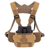 Sentinel Bino Harness - Coyote - Hunting Bino Harnes - Military Bino Harness - Long Range Shooting Bino Harness