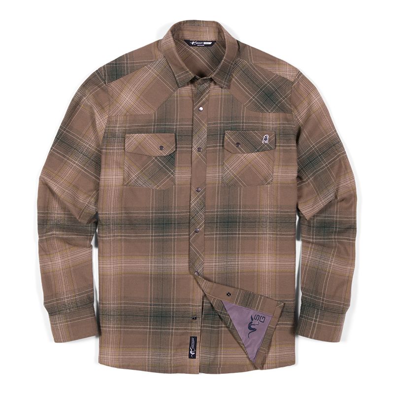 Timber Butte Snap Shirt LS - Tarmac Plaid