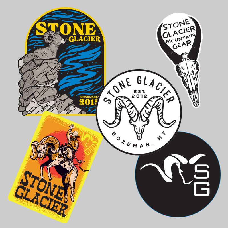 Stone Glacier Stickers