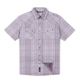 Breaks Snap Shirt SS - Stone Plaid