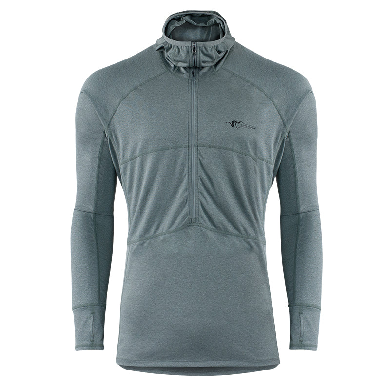 Avro Synthetic Hoody Stone Grey