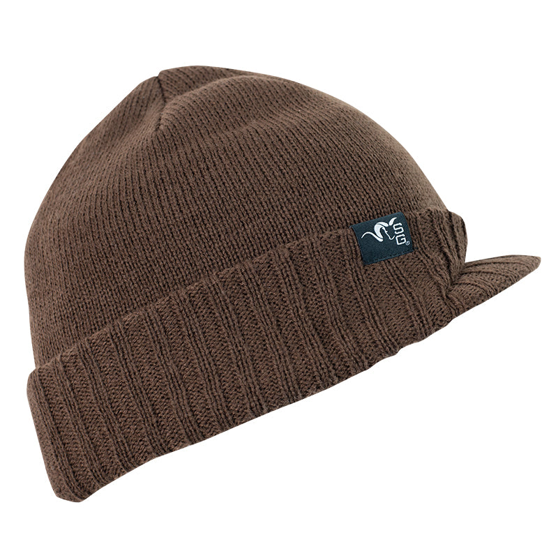 Heather Grey SG Brim Cuffed Beanie