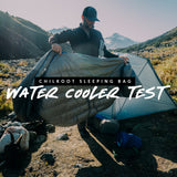 Chilkoot Sleeping Bag Water Cooler Test