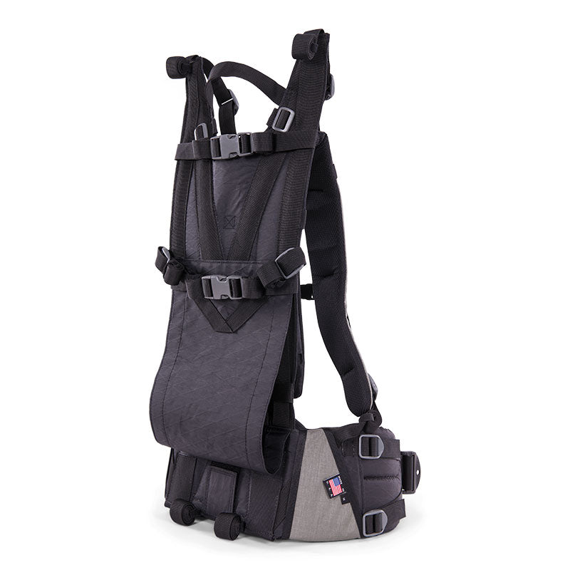 crate mini frame backpack stone blue EGO Kryptek Tackle Box Pontus plus 2 side pockets for water bottles Loops on shoulder straps for hooking on keychains and accessories This item can be embroidered with a name or monogram Xcurve Frame